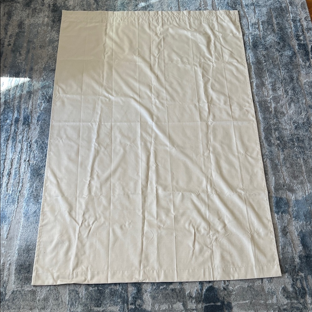 Beige black-out curtain
